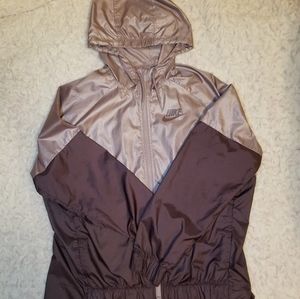 Nike metallic lilac&purple colorblock windbreaker